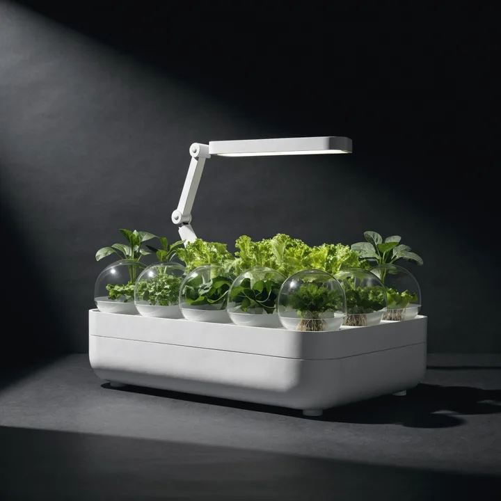Huerto hidropónico interior de 12 plantas