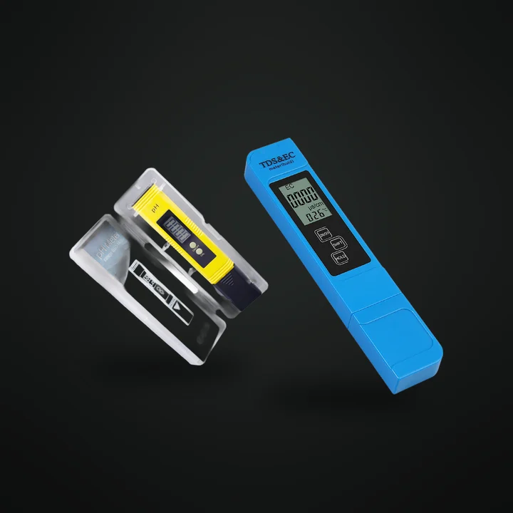 Medidores digitales de pH y TDS (2 uds.)