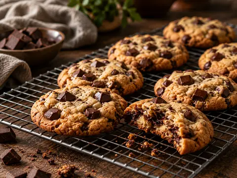 Galletas de marihuana con chips de chocolate